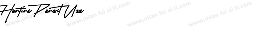 Hentine Pensol Use字体转换